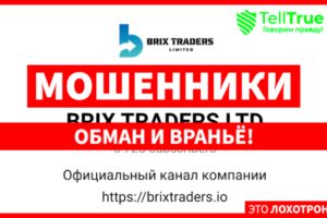 Brix Traders Ltd (t.me/BrixTraders_official_RU) заманивание в финансовые пирамиды!
